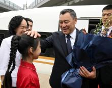 Sadyr Zhaparov in China