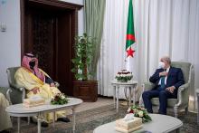 Algerian President Receives Prince Abdulaziz bin Saud bin Naif