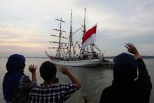 Dewaruci. (ANTARA FOTO/Didik Suhartono/nz)