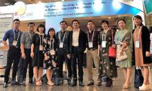 The Vietnamese delegation at the congress (Photo: VNA)