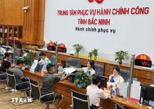 The Bac Ninh provincial public administrative service centre (Photo: VNA)