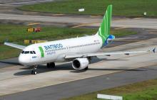 A Bamboo Airways aircraft (Photo: VNA)