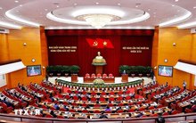 A view of the closing session of Party Central Committee’s 13th meeting in Hanoi on October 8, 2025 (Photo: VNA)