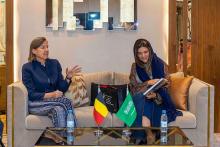CEO of Culinary Arts Commission Meets Ambassador of Belgium to Saudi Arabia