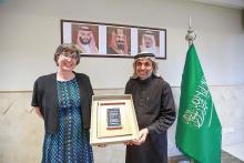 CEO of Saudi Heritage Commission Meets with U.S. Embassy Counselor