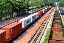 Vietnam Railways launches the first freight train service from Vietnam to Belgium. (Photo: VNA)