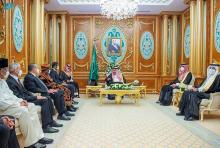 Custodian of the Two Holy Mosques Receives Dean of Diplomatic Corps and Heads of Diplomatic Groups Accredited to Saudi Arabia