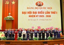 Delegates at the preparatory session of the 1st congress of the National Assembly Party Organisation for the 2025 – 2030 tenure in Hanoi on September 24 , 2025 (Photo: VNA)