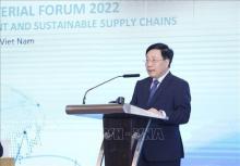 Deputy Prime Minister Pham Binh Minh speaks at the forum. (Photo: VNA)