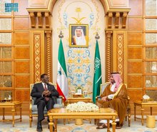 HRH the Crown Prince Meets Equatorial Guinea President