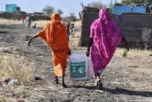 KSrelief Continues to Distribute Food and Shelter Aid to Flood Victims in Sudan