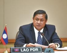 Ambassador and Permanent Representative of Laos to ASEAN Ekkaphab Phanthavong  (Photo: VNA)