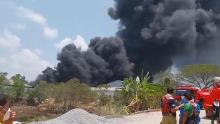 chemical warehouse fire
