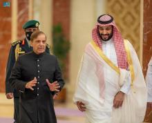 HRH Crown Prince Receives Pakistani Prime Minister