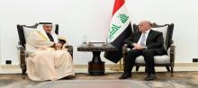 FM, Fuad Hussein (right), Advisor at Amiri Diwan of Kuwait, Muhammad Abdullah Abu Al-Hassan (left) 