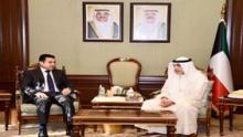 National Security Advisor Qassim Al-Araji (left), Acting PM of Kuwait, Minister of Defense and Interior, Sheikh Fahd Yousef Saud Al-Sabah (right) 