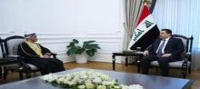 PM, Mohammed Shia al-Sudani ( right), the Special Representative of the Secretary-General of the United Nations in Iraq, Mohammed al-Hassan, (left)