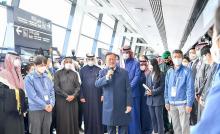 Korean President Visits Station of Riyadh Metro Project