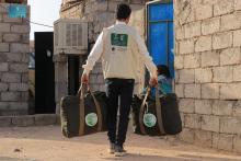 KSrelief Distributes 1,135 Winter Bags to Yemenis in Marib