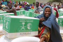 KSrelief distributes 427 tons of food baskets in Somalia