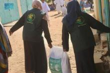 KSrelief Distributes 550 Ramadan Food Baskets in Sudan