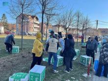 KSrelief Distributes More than 15 Tons of Ramadan Food Baskets in Kosovo