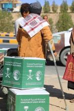 KSrelief Distributes More than 65 Tons of Food Baskets in Marib, Yemen