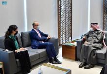 KSrelief Supervisor General Meets with French Ambassador to Yemen