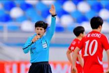 Vietnamese referee Le Thi Ly (Photo: VNA)