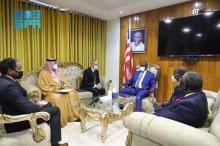 Liberian President Receives Saudi Royal Court Advisor Ahmad Qattan