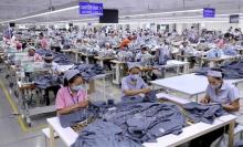 A garment production line. (Photo: VNA)