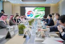Minister of Industry and Mineral Resources Meets Korean Minister of Trade, Industry and Energy