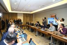 Azerbaijani CEC Chairman visits "Election - 2024" Independent Media Center