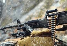 Azerbaijani Army positions subjected to fire