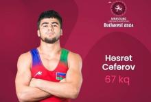 Azerbaijani Greco-Roman wrestler crowned European champion