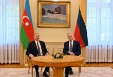 President Ilham Aliyev: I am confident that Azerbaijan-Lithuania relations will continue to develop consistently
