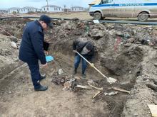 Baku, February 23, AZERTAC  “On February 21, the Khojaly district prosecutor's office received information about the discovery of massive human remains buried during the excavations carried out as part of the significant restoration and construction works in the center of the liberated city of Khojaly (near the former carpet factory),” the press service of the Prosecutor General's Office told AZERTAC.  “A team of professional staff from the Prosecutor General's Office, along with the Ministry of Health's As