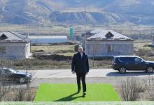 President Ilham Aliyev laid foundation stone for Khojaly genocide memorial and met with representatives of general public