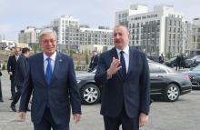 President of Kazakhstan viewed master plan of Fuzuli