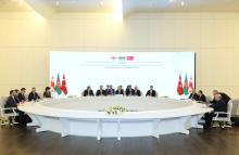 9th trilateral meeting of Azerbaijani, Turkish and Georgian FMs kicks off in Baku