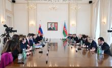 President Ilham Aliyev held expanded meeting with Prime Minister of Slovakia