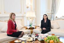 Azerbaijani First Lady Mehriban Aliyeva met with Bulgarian First Lady Desislava Radeva