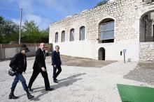 President Ilham Aliyev inspected restoration works at Chol Gala Mosque in Shusha