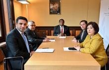 Azerbaijani and Armenian parliament speakers agree to sustain dialogue