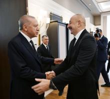 Azerbaijani and Turkish Presidents met at Ankara Esenboğa Airport