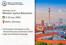 Azerbaijani FM heads to Germany for working visit