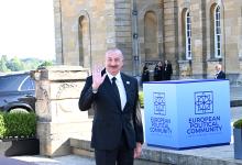 President Ilham Aliyev is on working visit to UK to participate in 4th summit of European Political Community VIDEO