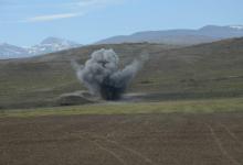 Landmine explosion in Gizilhajili village of Gazakh district injures ANAMA employees and border guard
