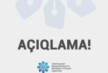 Media Development Agency issues statement on false news about Azerbaijan circulated by media of certain countries
