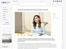 Uzbekistani media publishes article dedicated to First Lady Mehriban Aliyeva